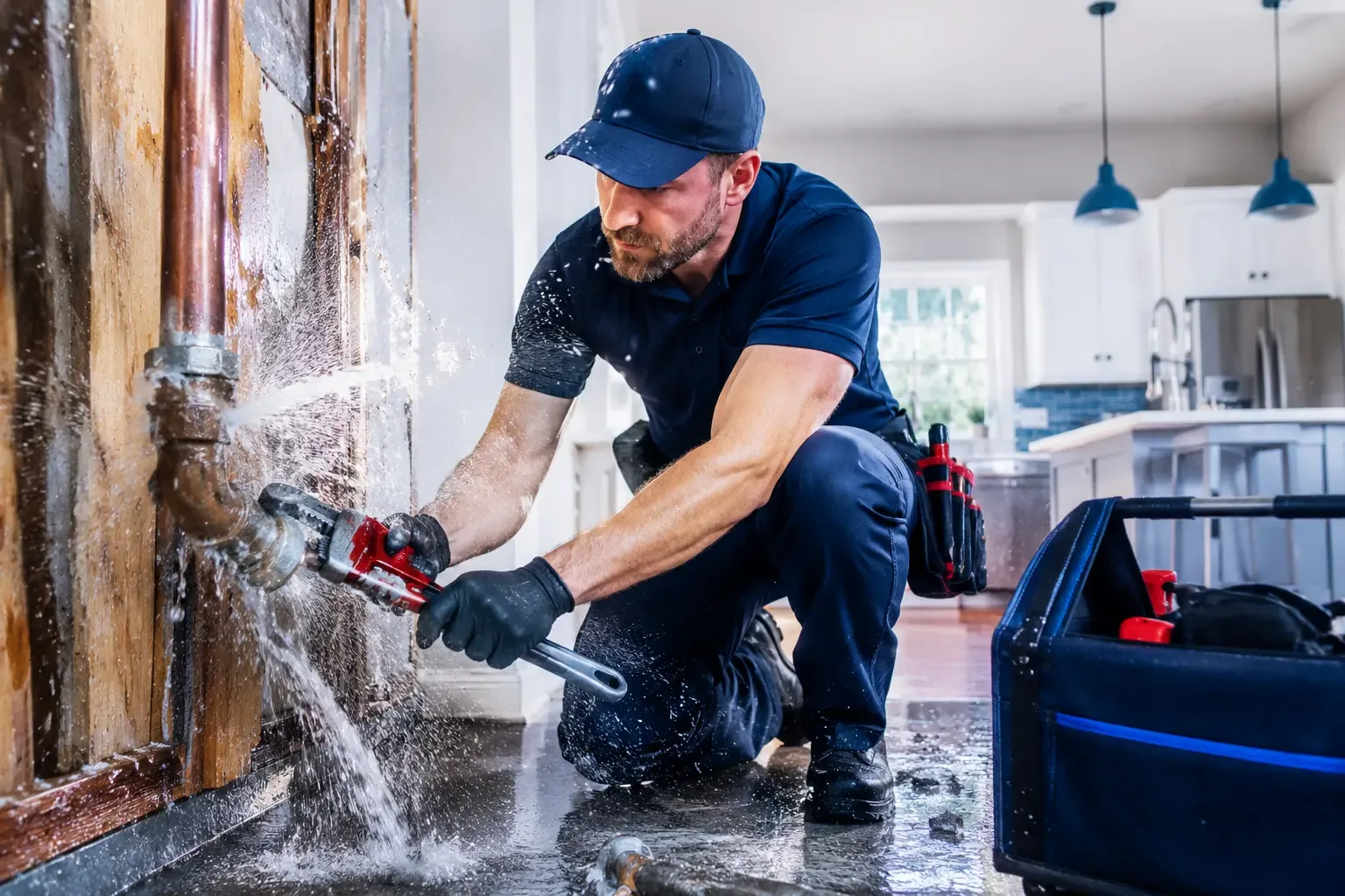Local emergency pipe repair professionals in Augusta Springs, VA